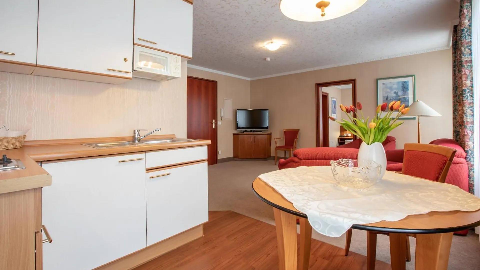 1 Raum Apartment Kleiner Balkon Bad Kissingen Németország